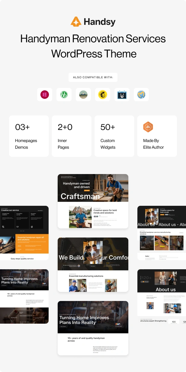 Handsy - Handyman Renovation Services WordPress Theme